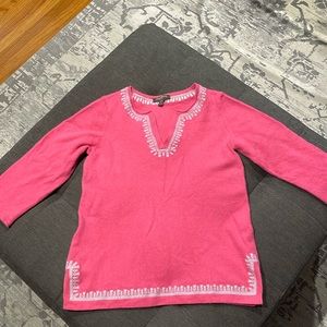 Tommy Bahama Pink Cashmere Ladies Sweater Size Medium